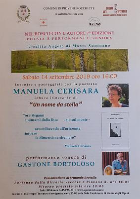 locandina Nel bosco con l_autore 2019 Manuela Cerisara